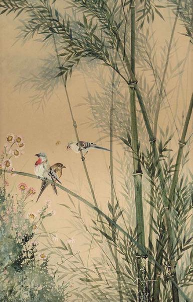 Birds in the Bamboo