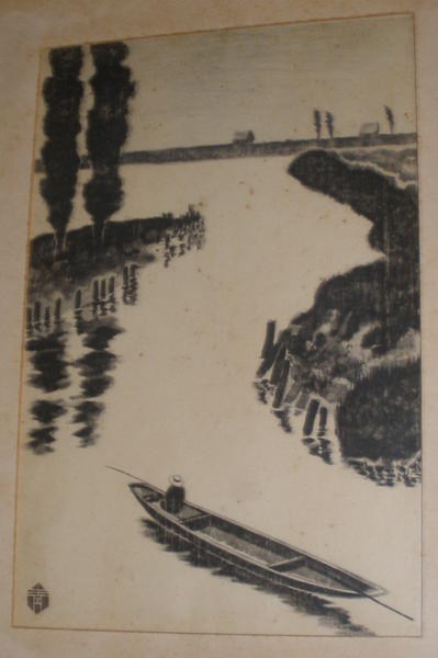 Fishing Boat on a Canal