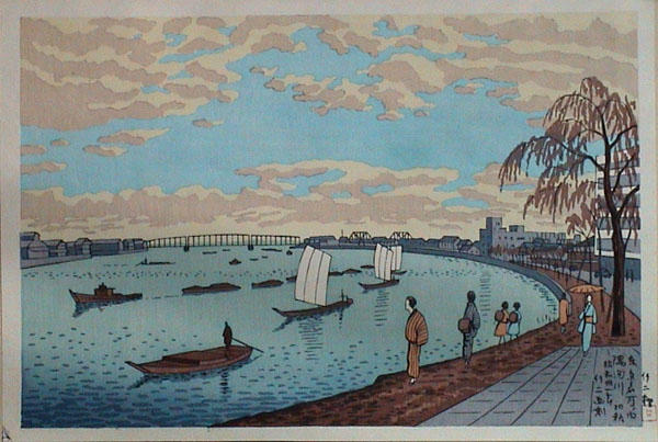 Early Spring at Sumida River
