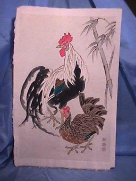 ROOSTER AND HEN