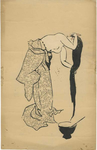 Woman Washing Her Hair