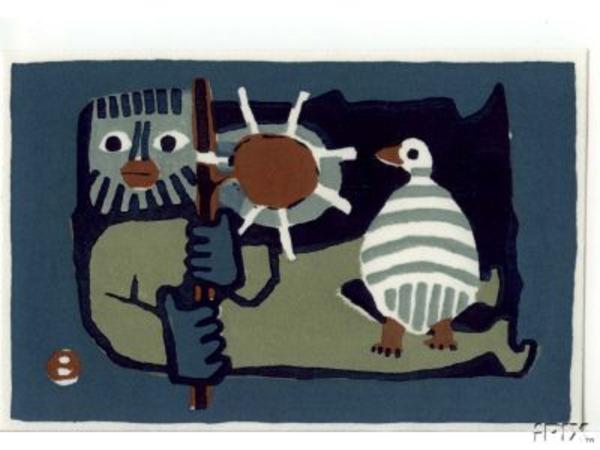 A Bird Walking On A Man