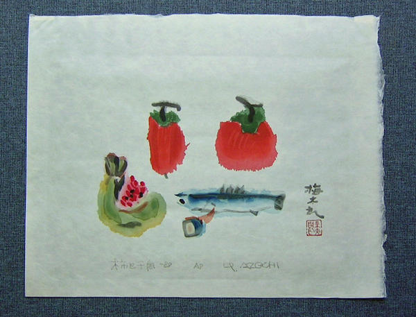 Fish and Persimmon