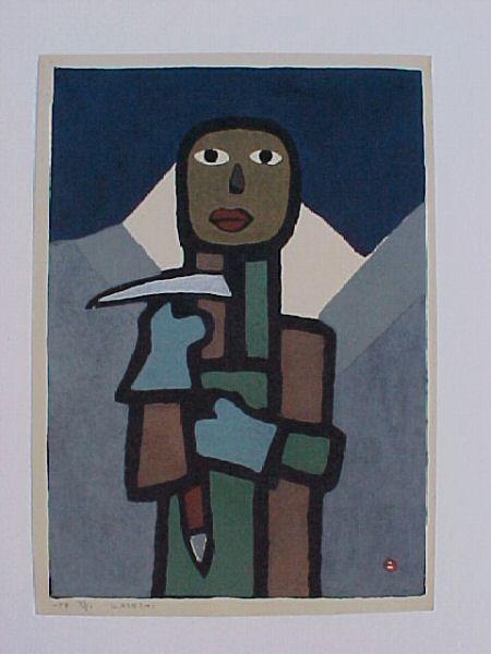 Unknown- Mountain man with ice pick