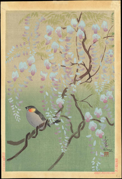 Bird and Wisteria