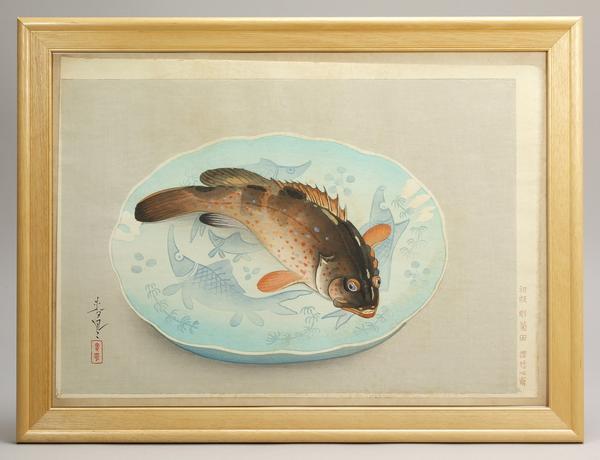 Fish and plate
