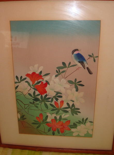 Hibiscus and Bird