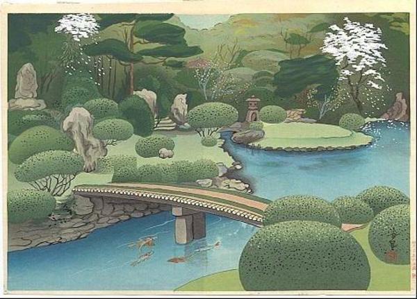 Kurodani Garden in Kyoto (Spring)