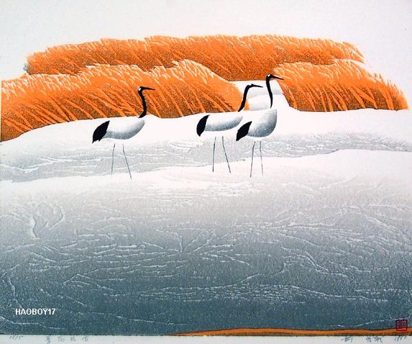 Light Snow in Bulrush Field