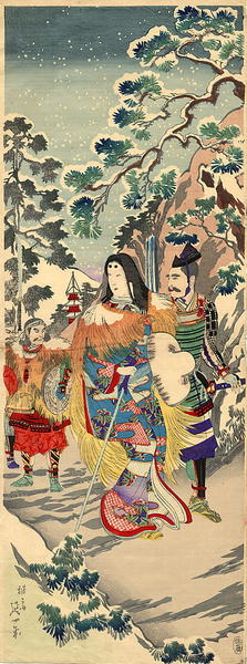 Empress Jingo- Takeuchi no Sukune on her journey