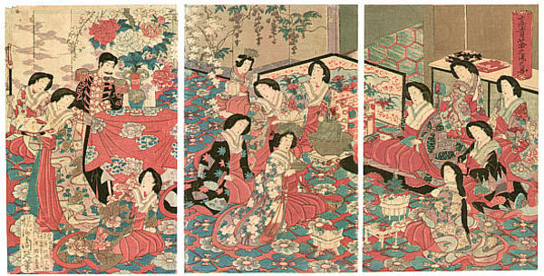 Tea Party - Meiji Emperor and Empress
