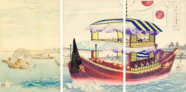 Tour by boat- Okawa-river