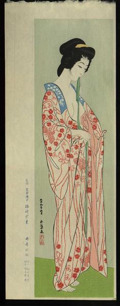 Woman Dressing- Woman in a Long Undergarment