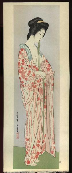 Woman Dressing- Woman in a Long Undergarment