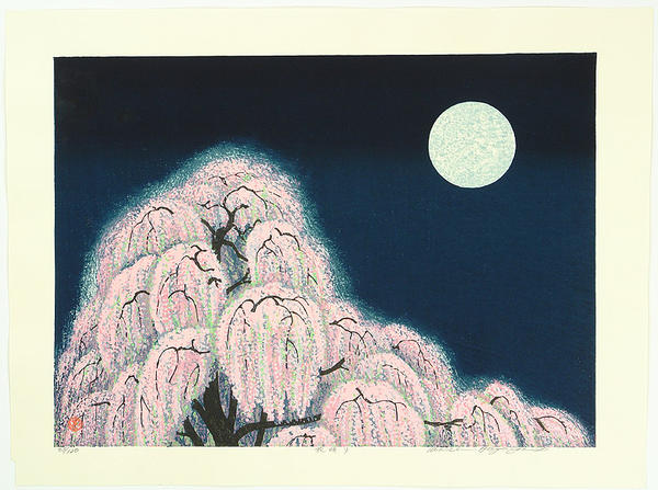Cherry Blossoms at Night