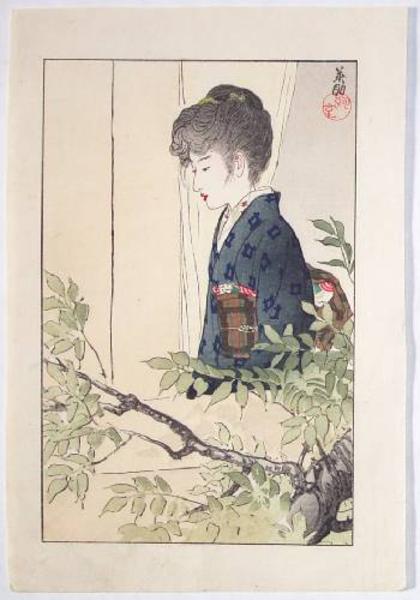 Bijin in a window