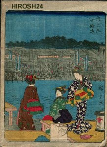 River Bank at Shijo in Kyoto