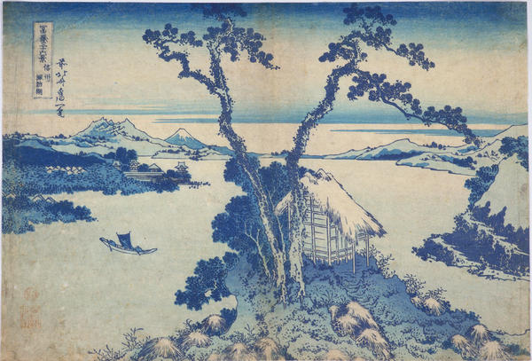 Lake Suwa in Shinano Province
