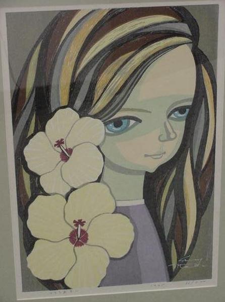 Child with Hibiscus