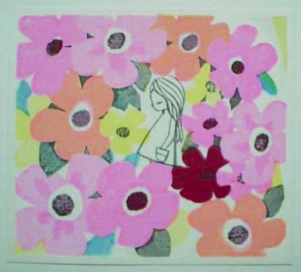 Unknown - Girl in flower forest