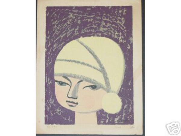 Untitled- Childs Face and beanie