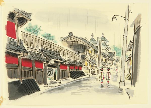Rainy Street of Kyoto