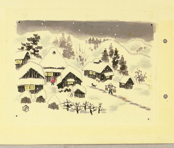 Snowy village