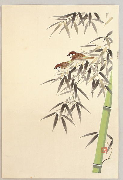 Sparrows and Bamboo