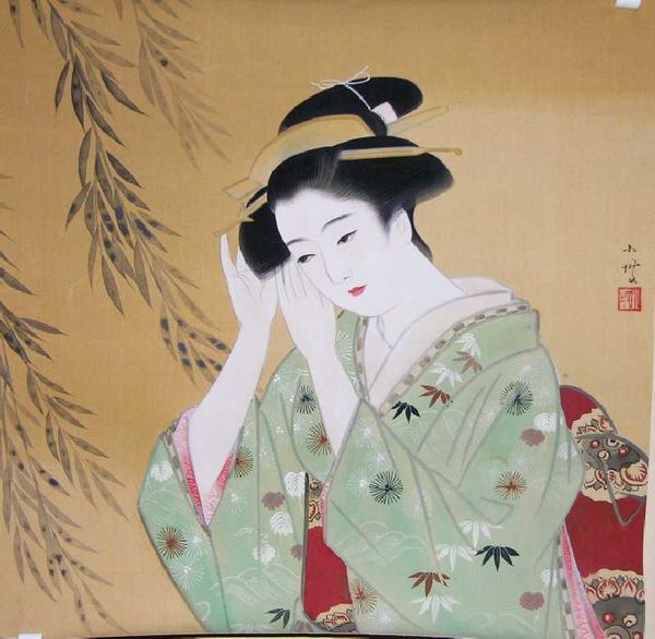 Bijin and willow