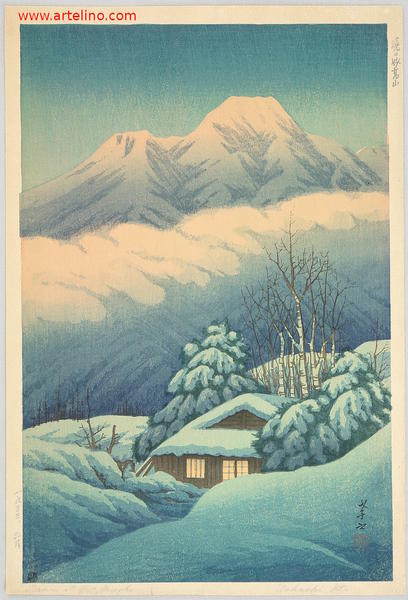 Mt Myoko-zan at dawn