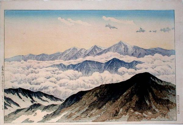 Tateyama Mountains from White Horse Peak (Hakuba Peak)