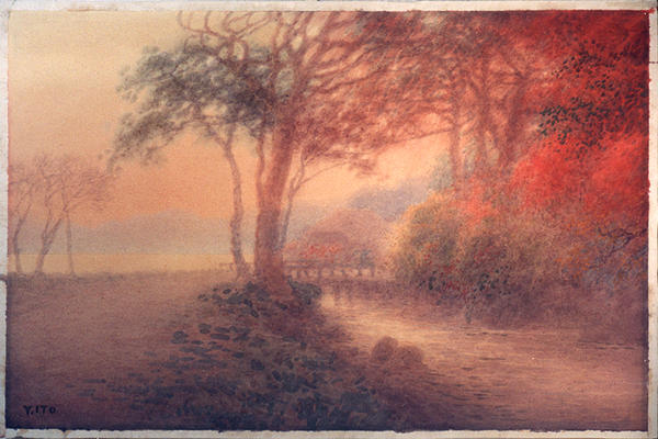 Countryside in Sunlit Haze