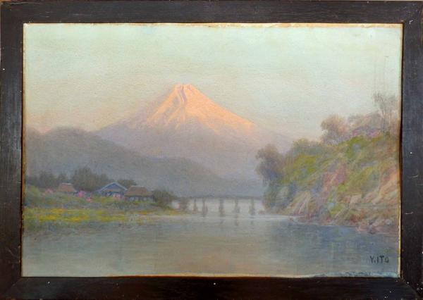 Mt Fuji from a Lake in Koshu