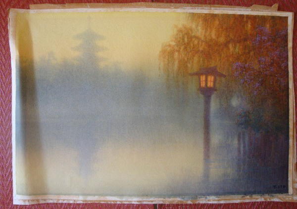 Pagoda in mist