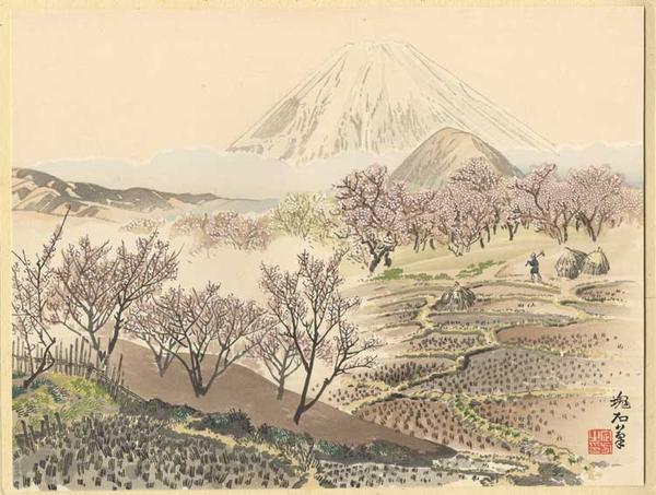 Fuji from a Shimosoga Plum Orchard