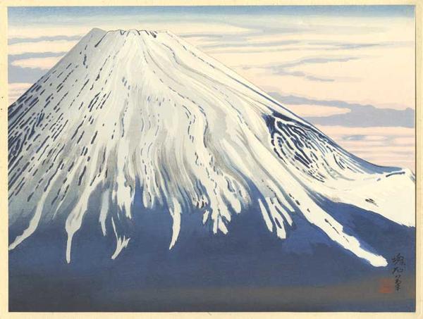 Southern View of Fuji in Early Spring