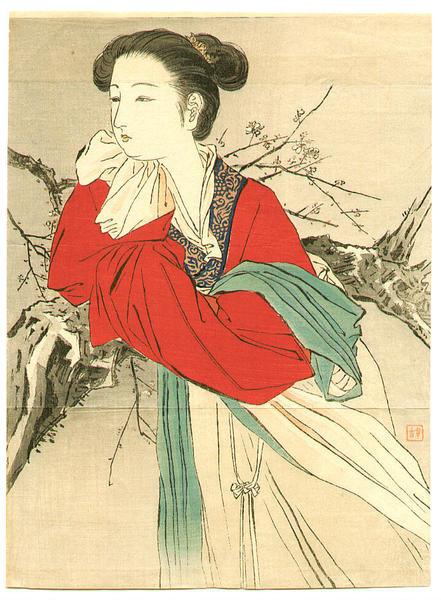 Chinese Lady in Red