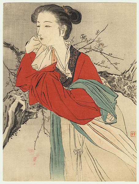 Chinese Lady in Red