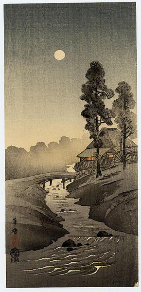 River and Moon