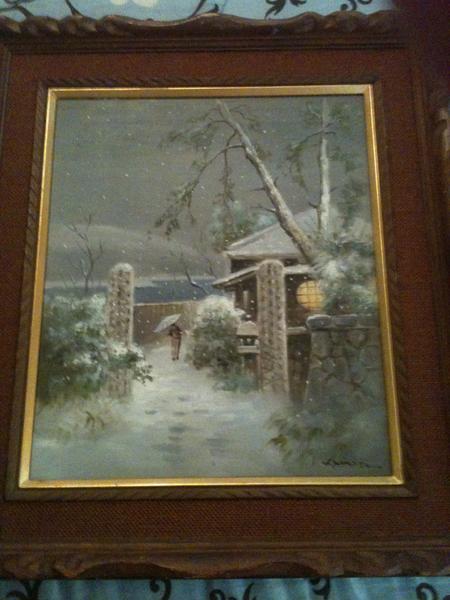 Returning Home in Evening Snow