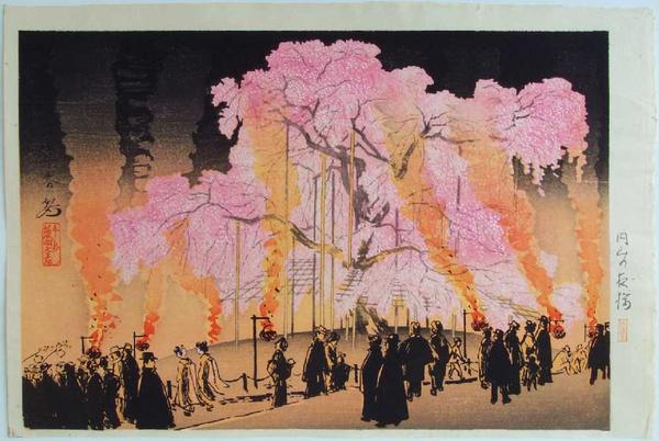 Cherry Blossoms at Night- Maruyama Park