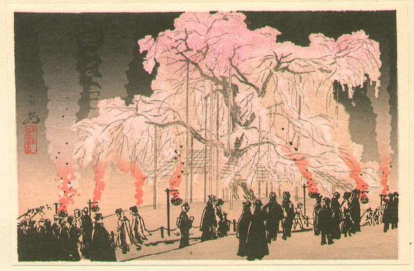 Cherry Blossoms at Night- Maruyama Park