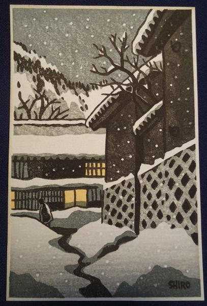 Town in Snow