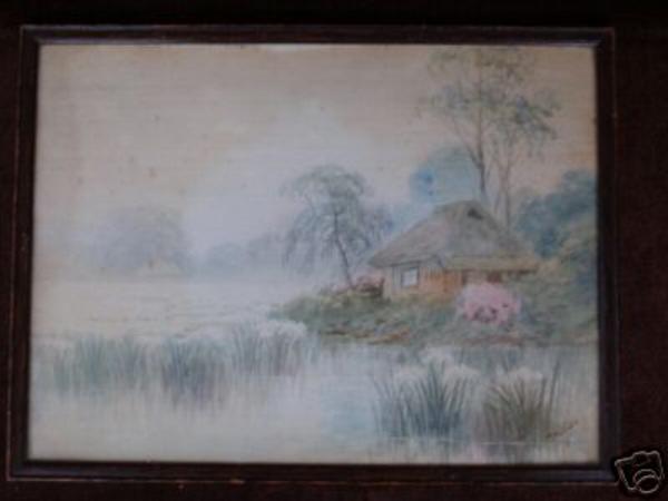 House with Iris Garden