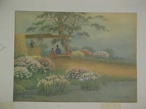 Yatai among flowers