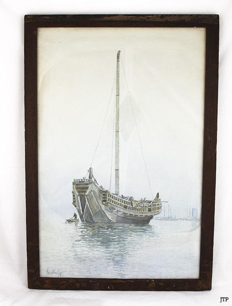 Junk in a Harbour