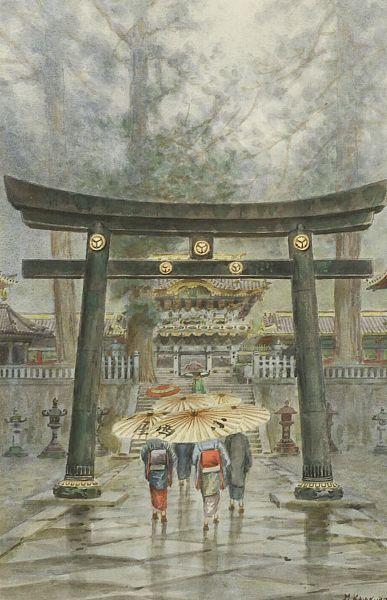 Nikko Toshogu Yomeimon in the Rain