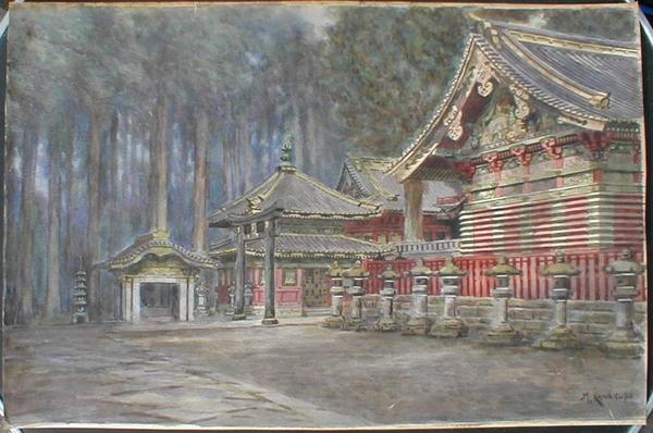 Shrine with Torii