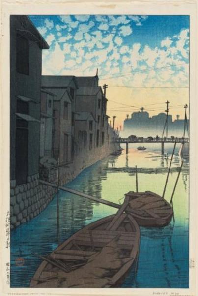 Dawn at Daikon Gashi Riverbank