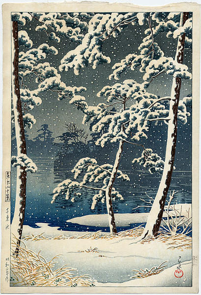 Senzoku Pond In The Snow